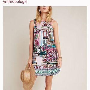 Anthropologie Amelia Museum Parlor Print Dress M